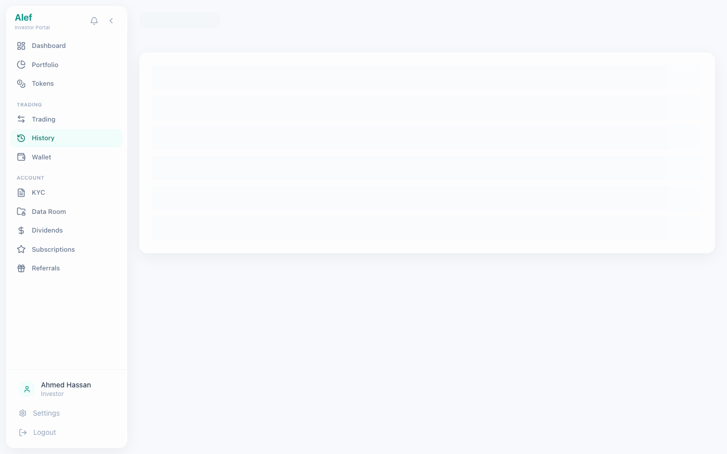 Order & Trade History